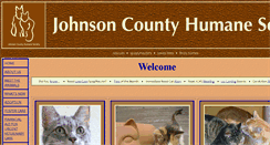 Desktop Screenshot of johnsoncountyhumane.org