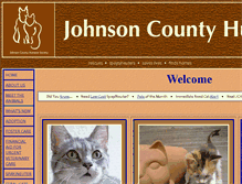 Tablet Screenshot of johnsoncountyhumane.org